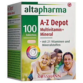 قرص مولتی‌ویتامین و مینرال A-Z دپو آلتافارما